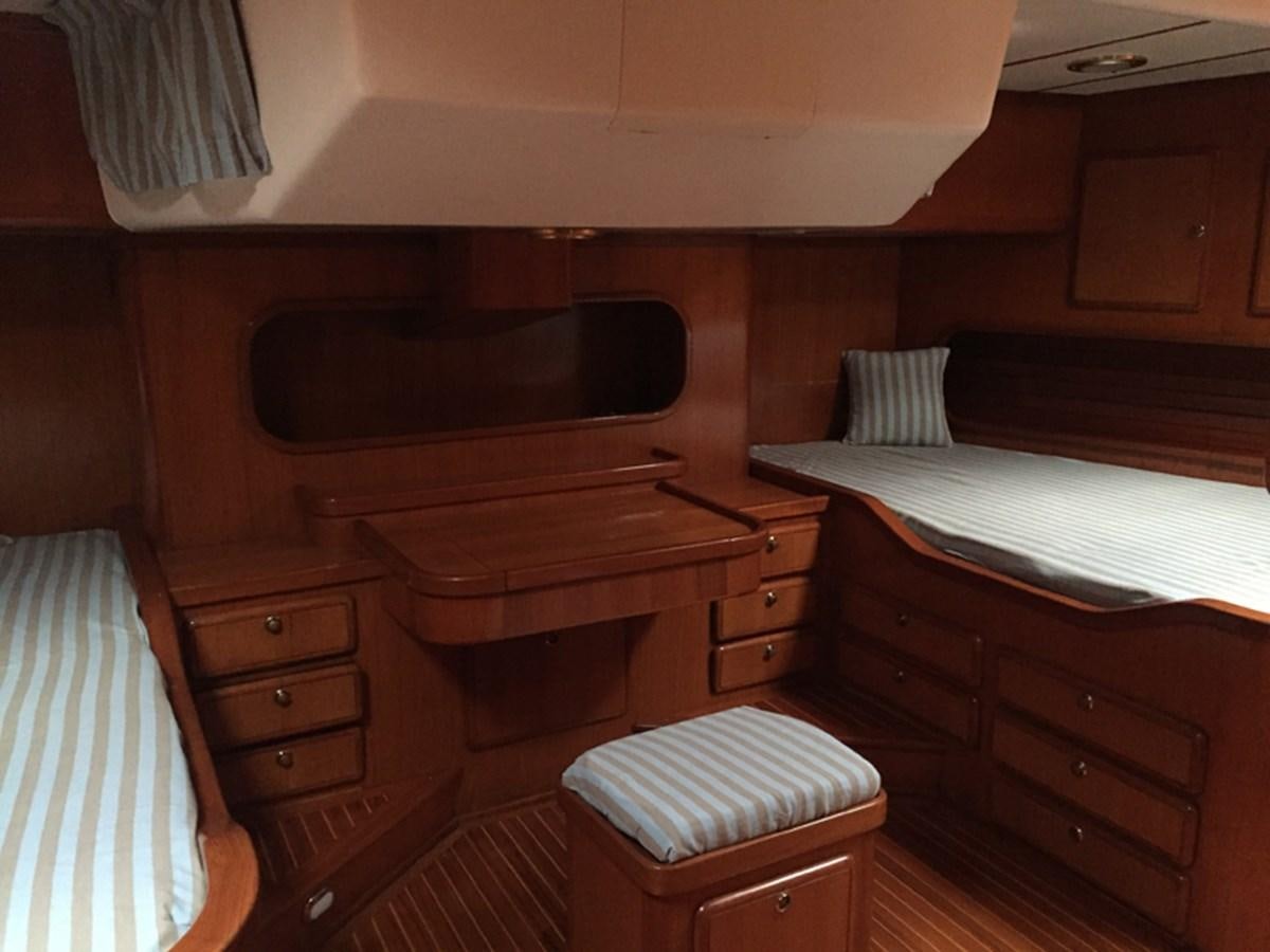 a room with bunk beds aboard MORGANA Yacht for Sale