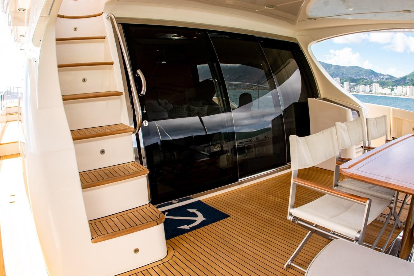 inside of a car aboard VA BENE 2011 AZIMUT 70 FLY Yacht for Sale