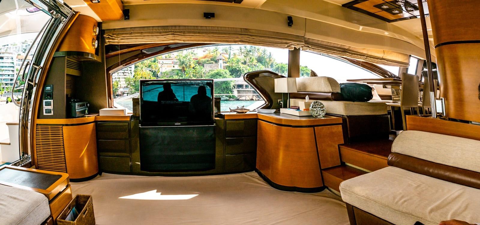 inside of a vehicle aboard VA BENE 2011 AZIMUT 70 FLY Yacht for Sale
