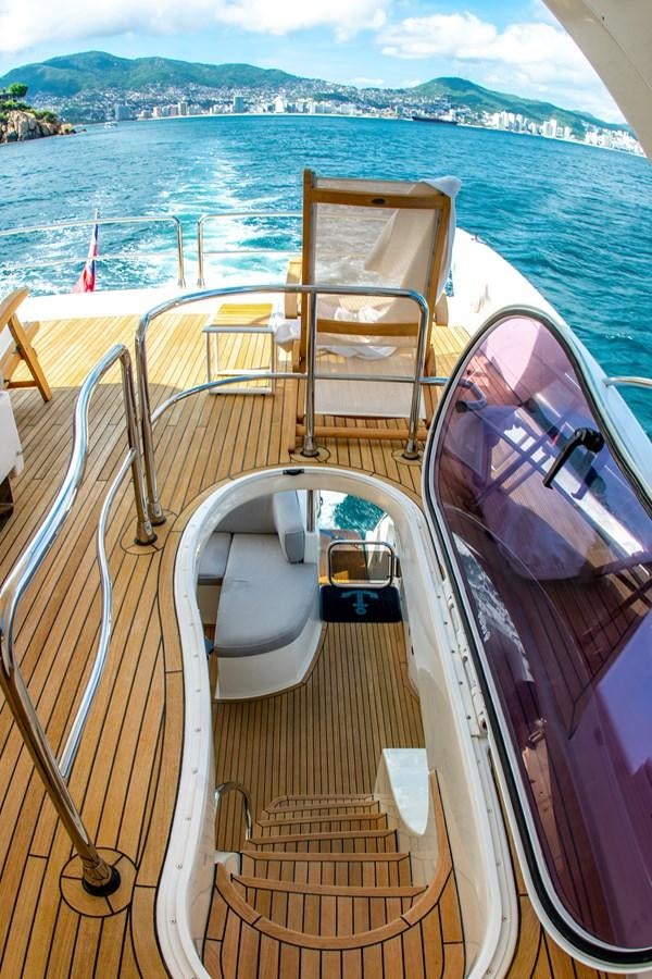 a boat on the water aboard VA BENE 2011 AZIMUT 70 FLY Yacht for Sale