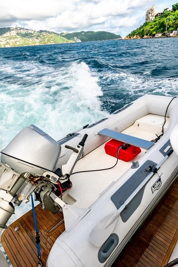 a boat on the water aboard VA BENE 2011 AZIMUT 70 FLY Yacht for Sale