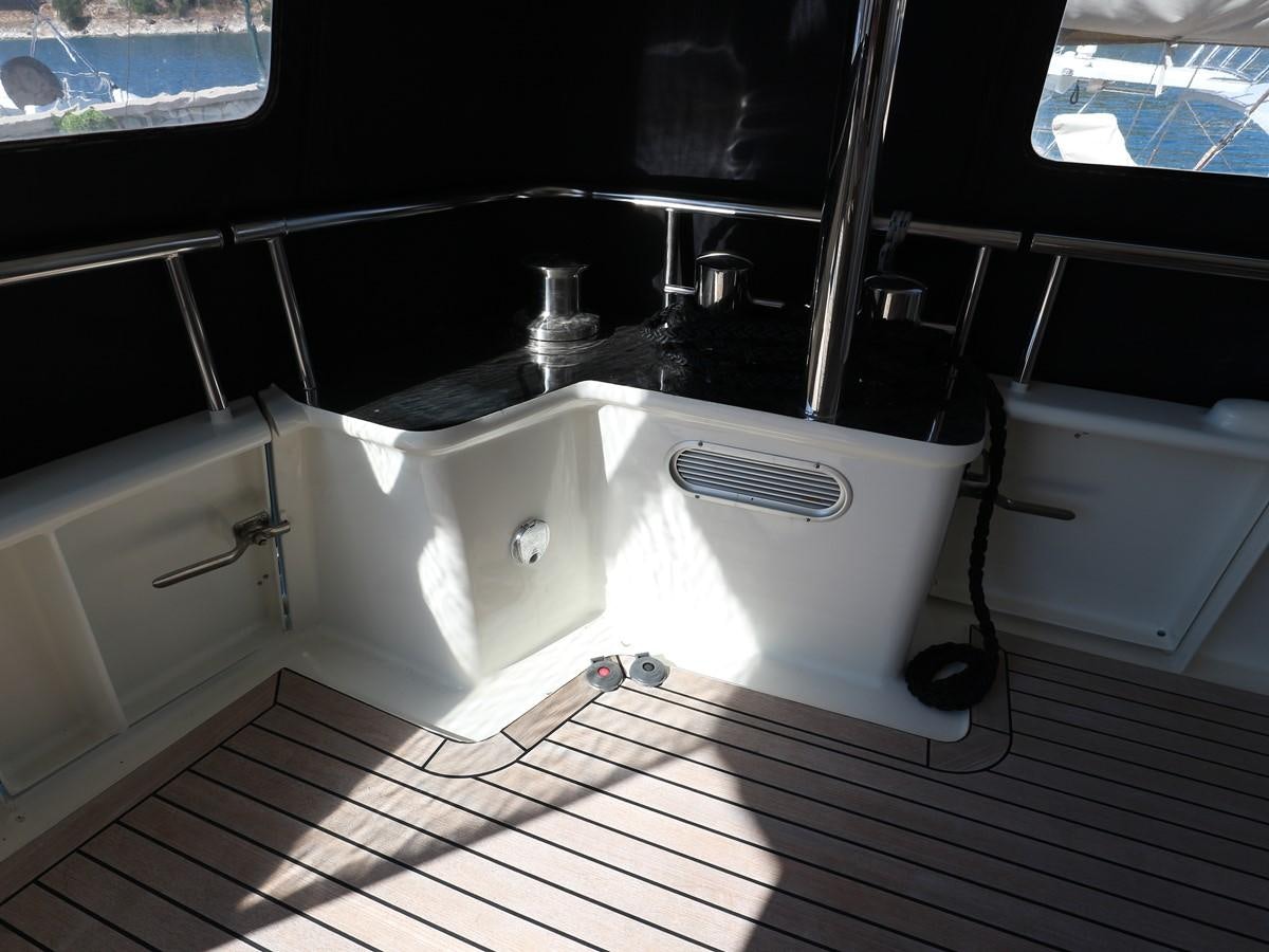 a sink in a room aboard Polar Princess Yacht for Sale