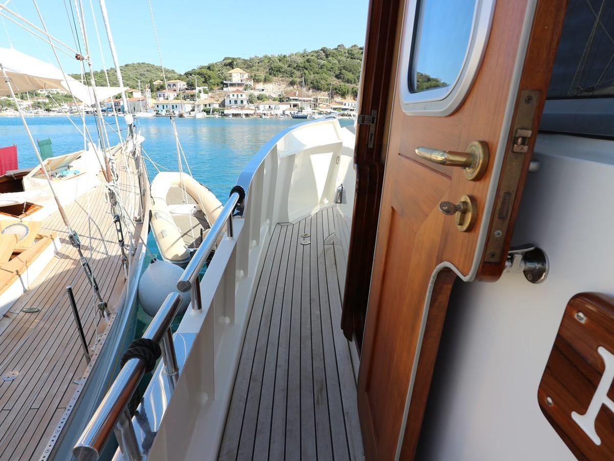 a boat on the water aboard Polar Princess Yacht for Sale