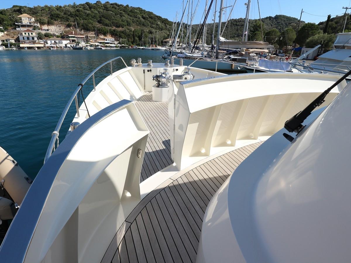 a boat in the water aboard Polar Princess Yacht for Sale