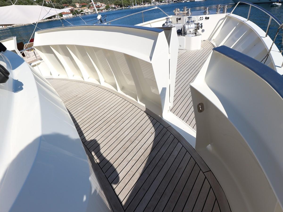 a large white boat aboard Polar Princess Yacht for Sale