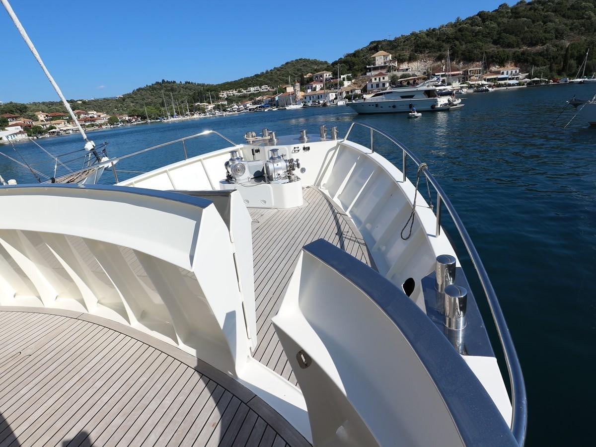 a boat on the water aboard Polar Princess Yacht for Sale