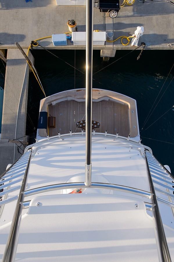 a boat with a metal frame aboard NOTORIOUS Yacht for Sale