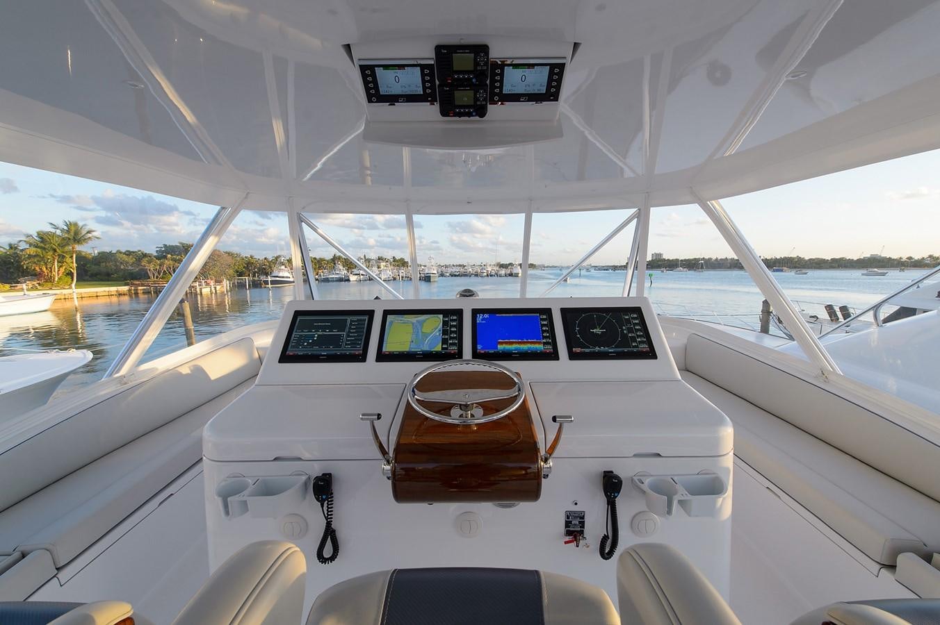 inside of a boat aboard NOTORIOUS Yacht for Sale