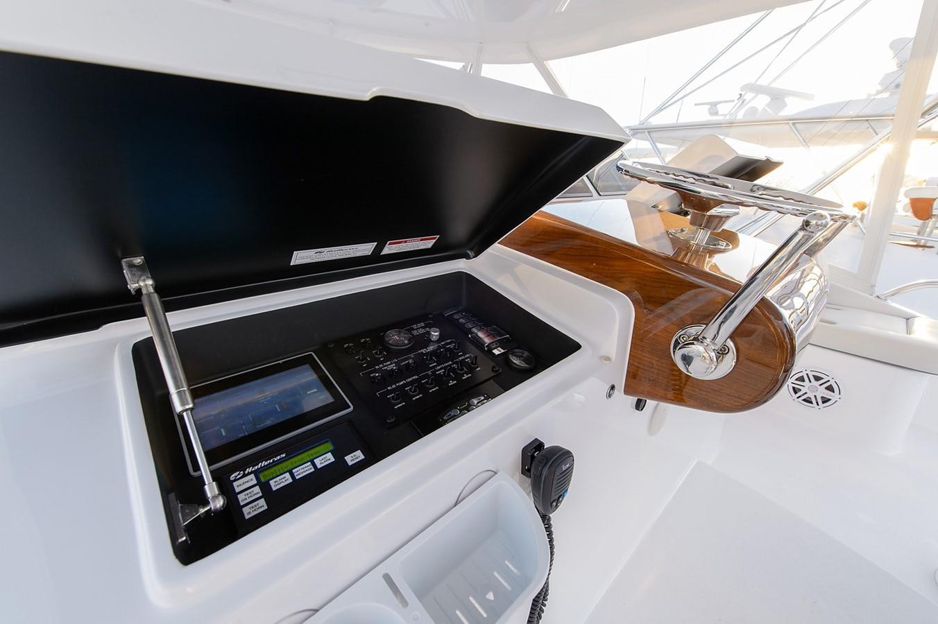 a machine on the counter aboard NOTORIOUS Yacht for Sale