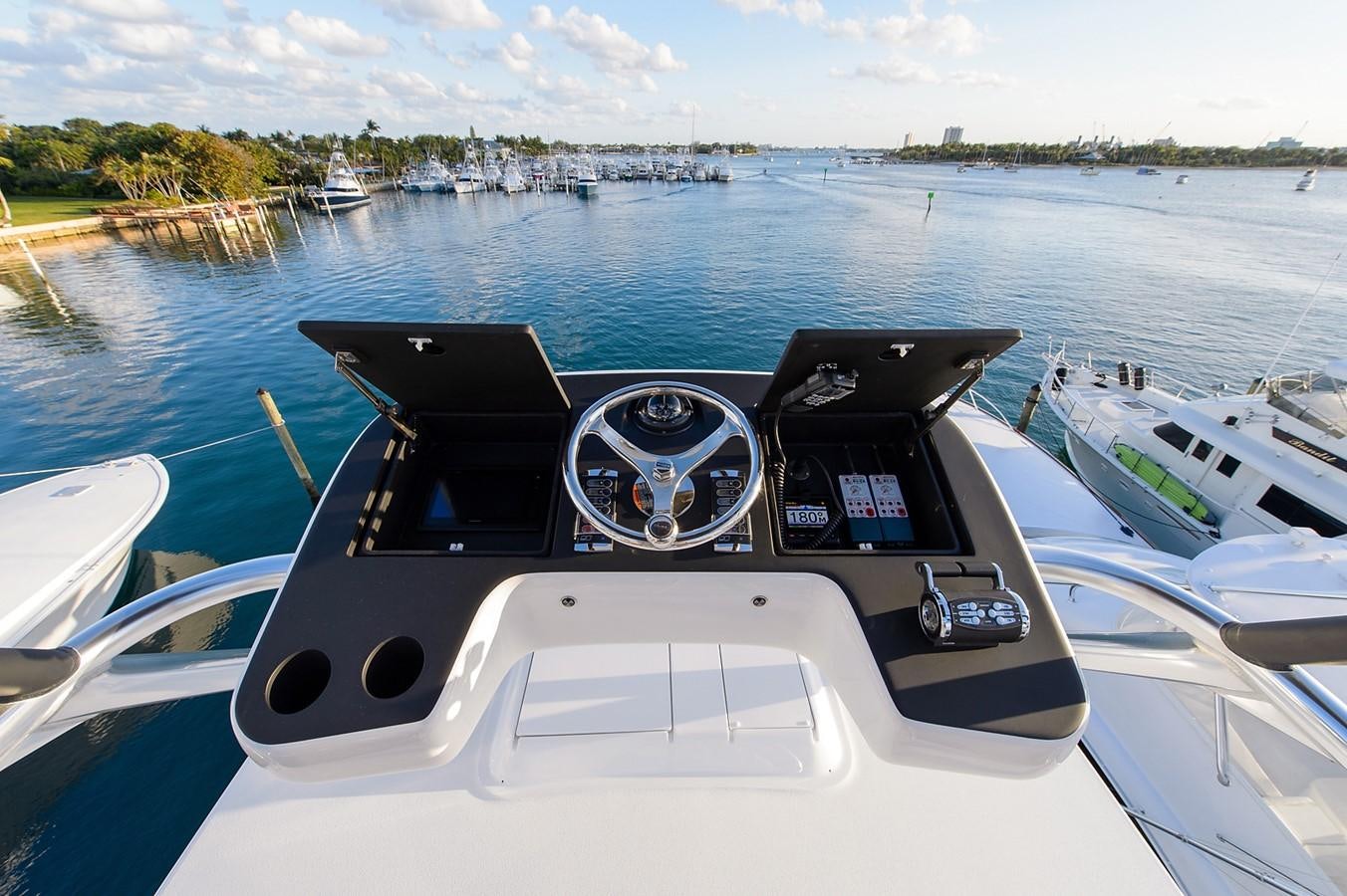 a boat on the water aboard NOTORIOUS Yacht for Sale