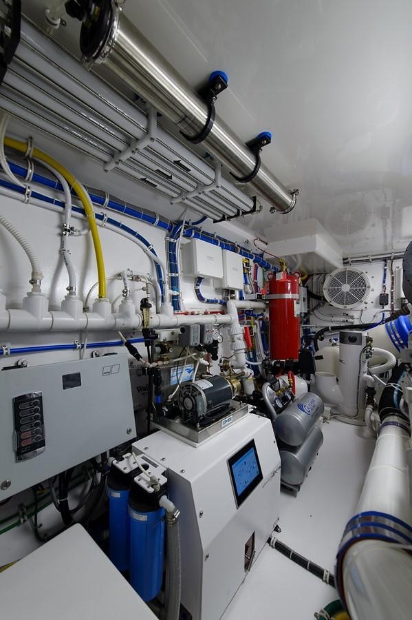 a close-up of a machine aboard NOTORIOUS Yacht for Sale