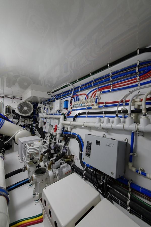 a close-up of a machine aboard NOTORIOUS Yacht for Sale