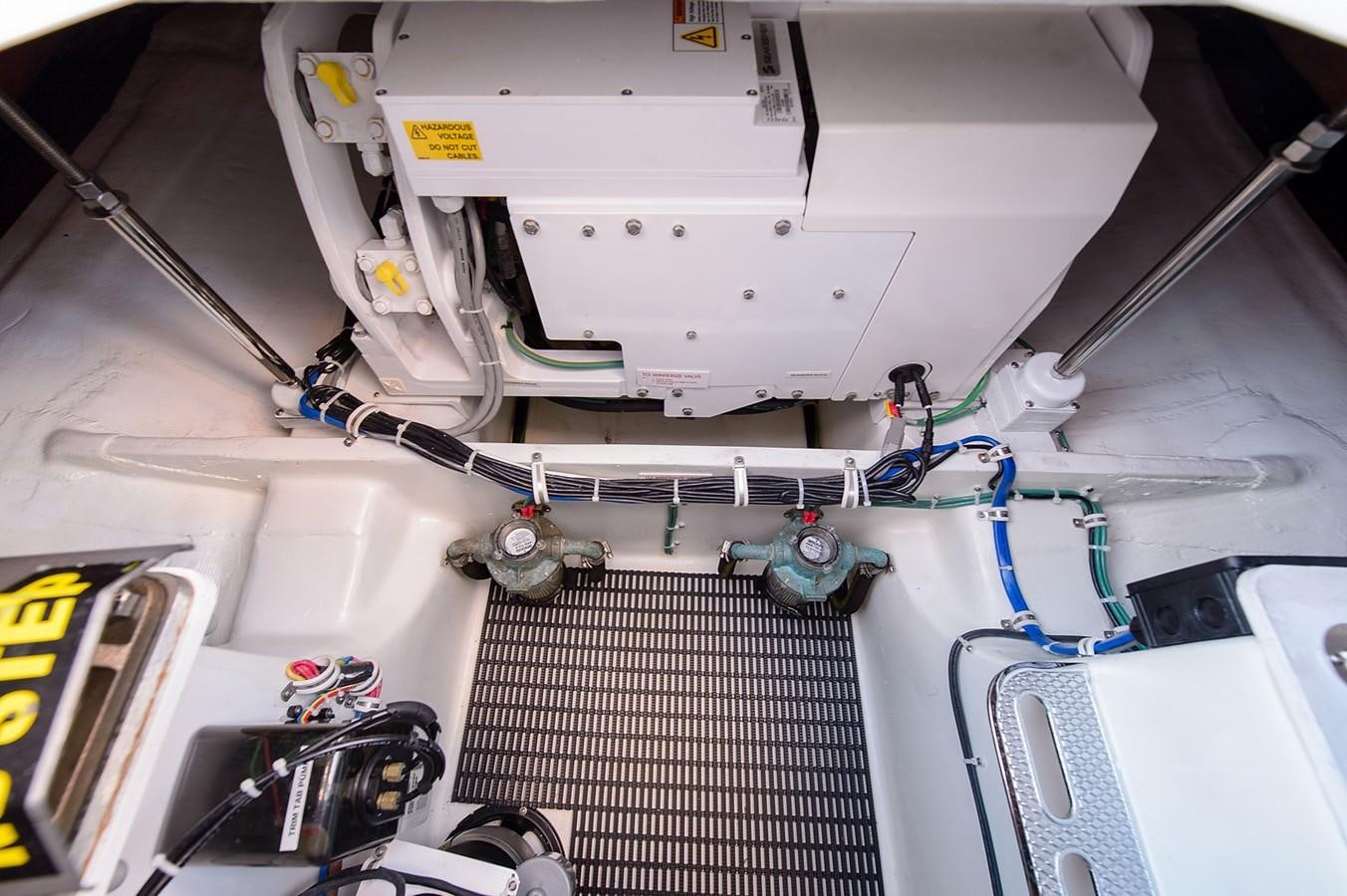 a machine with wires aboard NOTORIOUS Yacht for Sale