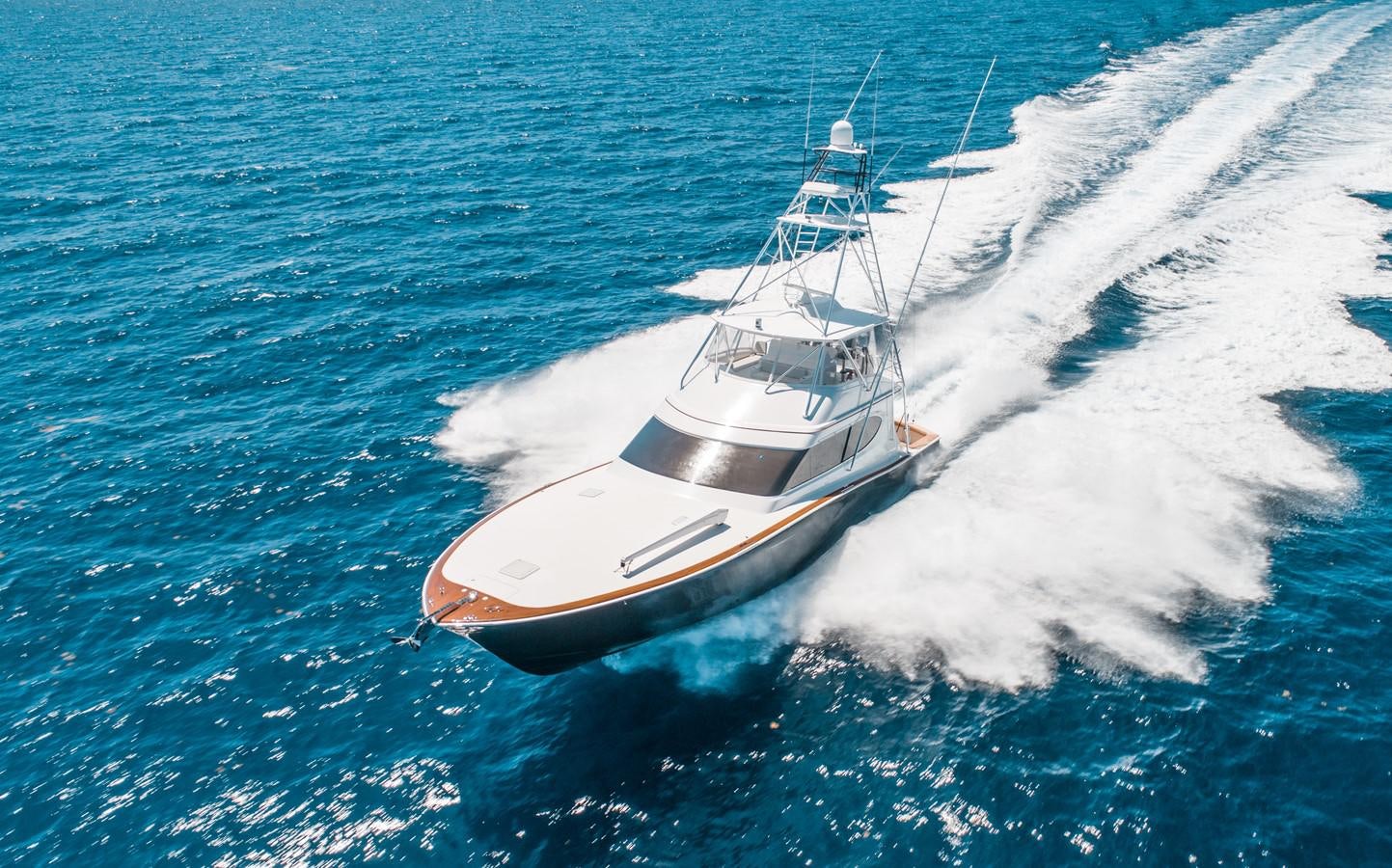 a boat on the water aboard NOTORIOUS Yacht for Sale