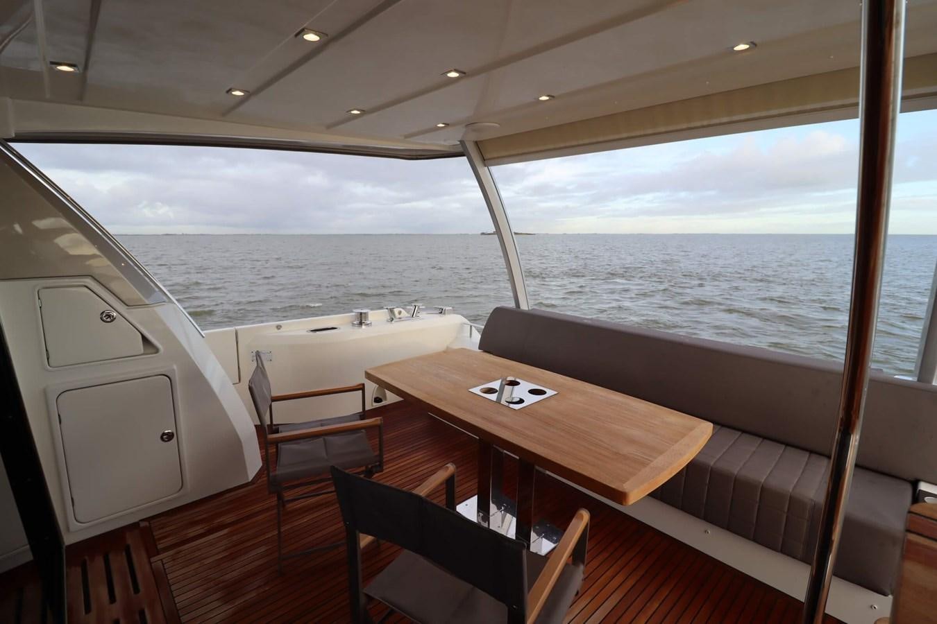 a boat on the water aboard PRESTIGE 680 FLY Yacht for Sale