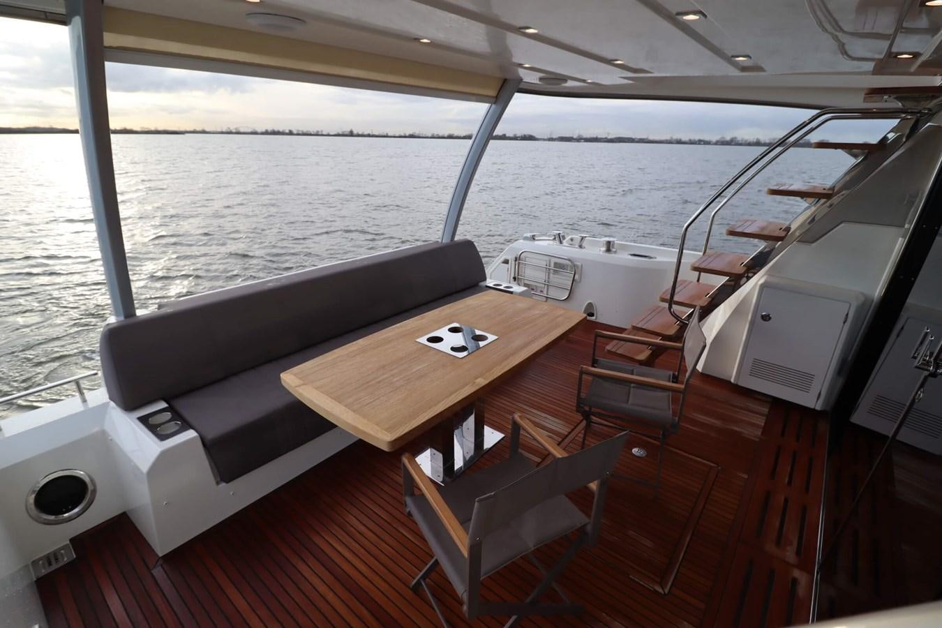 a boat on the water aboard PRESTIGE 680 FLY Yacht for Sale