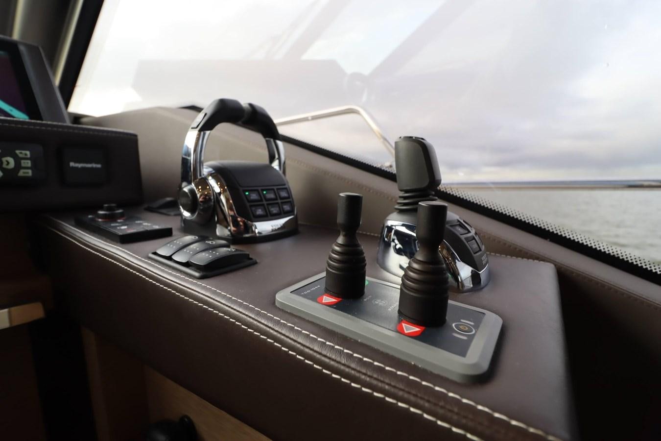 a dashboard of a car aboard PRESTIGE 680 FLY Yacht for Sale