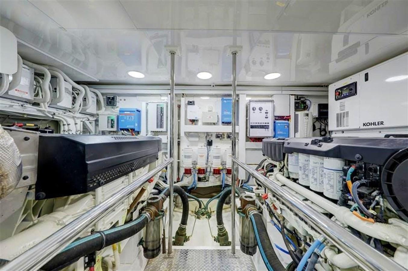 a room with machinery aboard PLAYBOOK Yacht for Sale