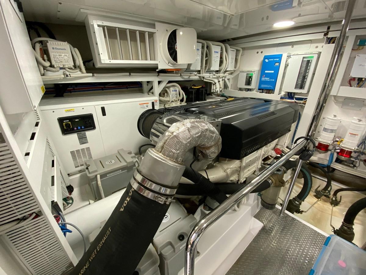 a close-up of a machine aboard PLAYBOOK Yacht for Sale