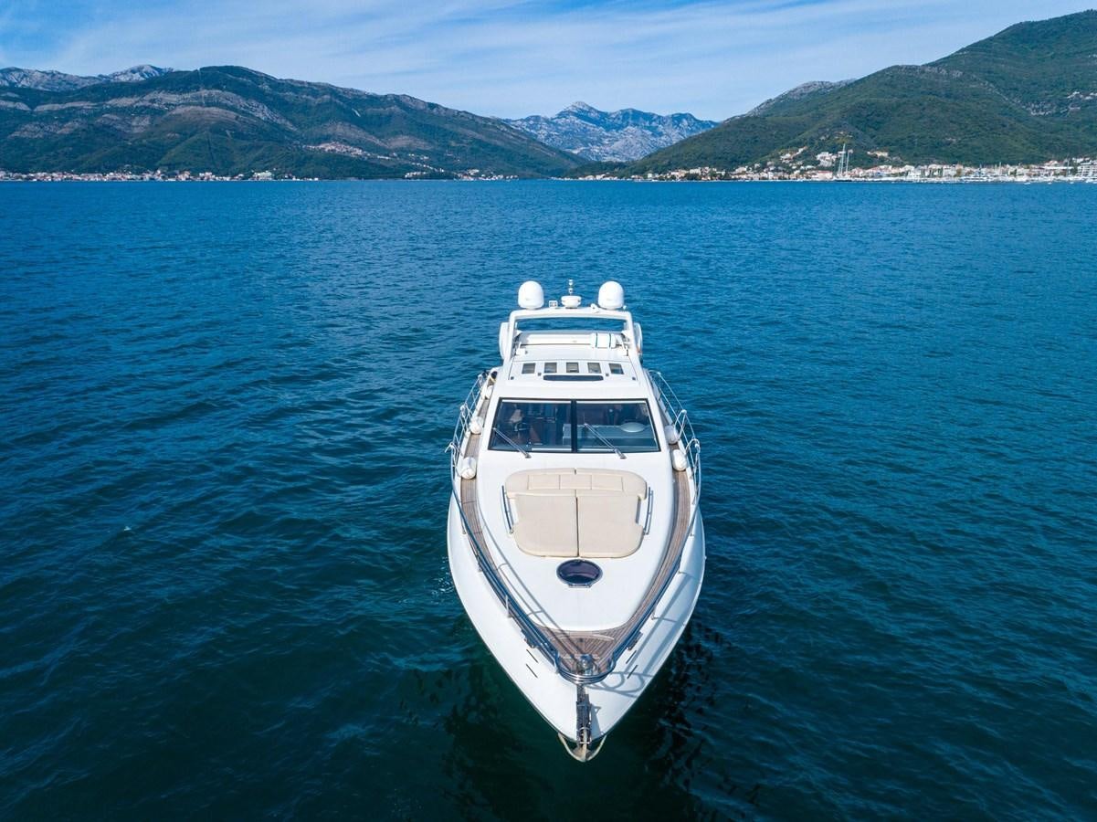 a boat in the water aboard AROMA Yacht for Sale