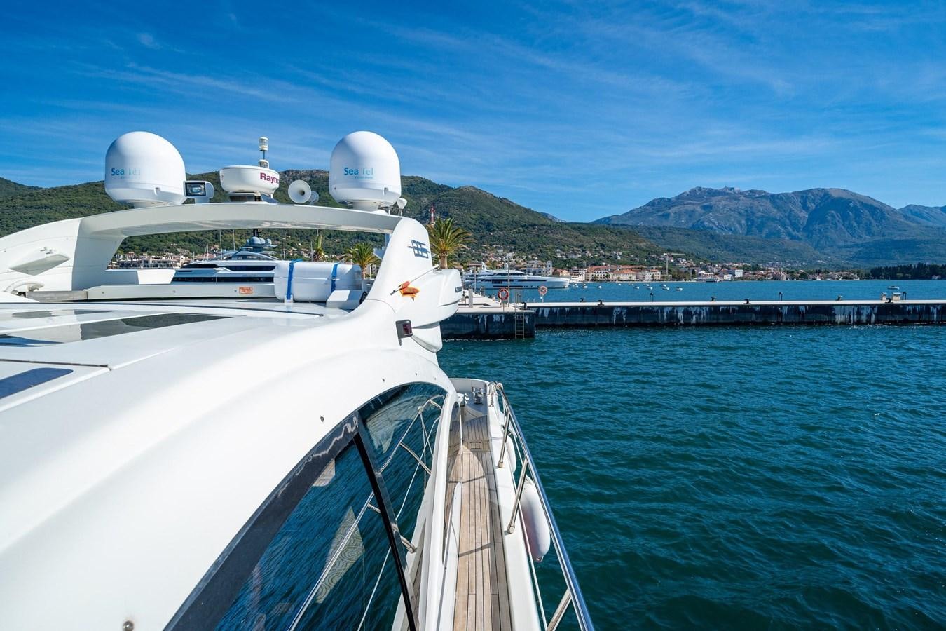 a boat on the water aboard AROMA Yacht for Sale