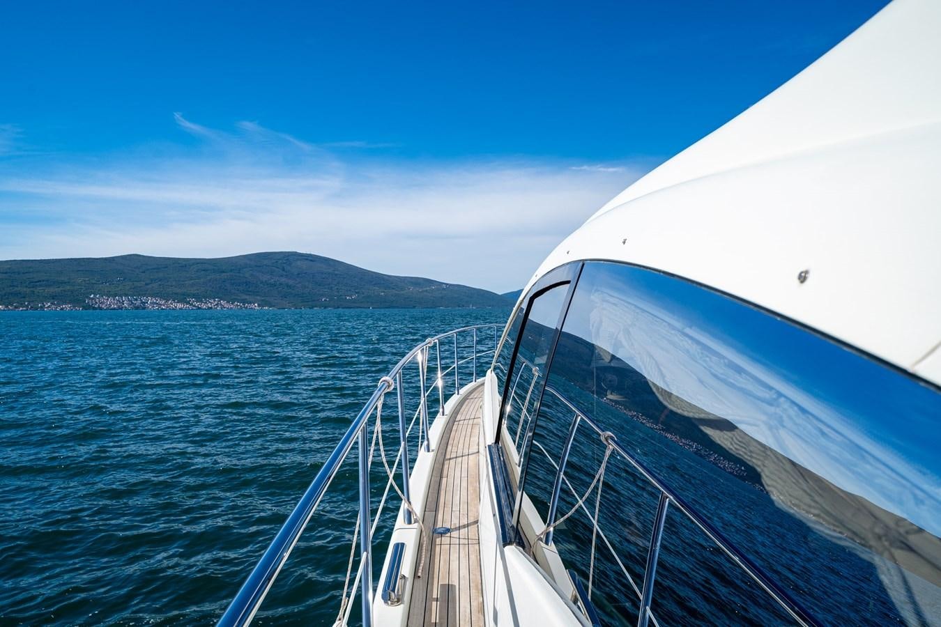 a boat on the water aboard AROMA Yacht for Sale