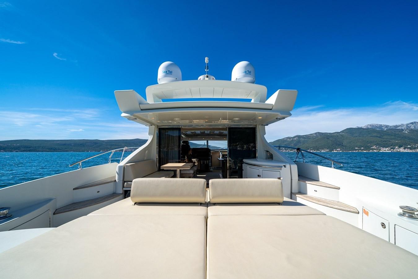 a boat on a boat aboard AROMA Yacht for Sale