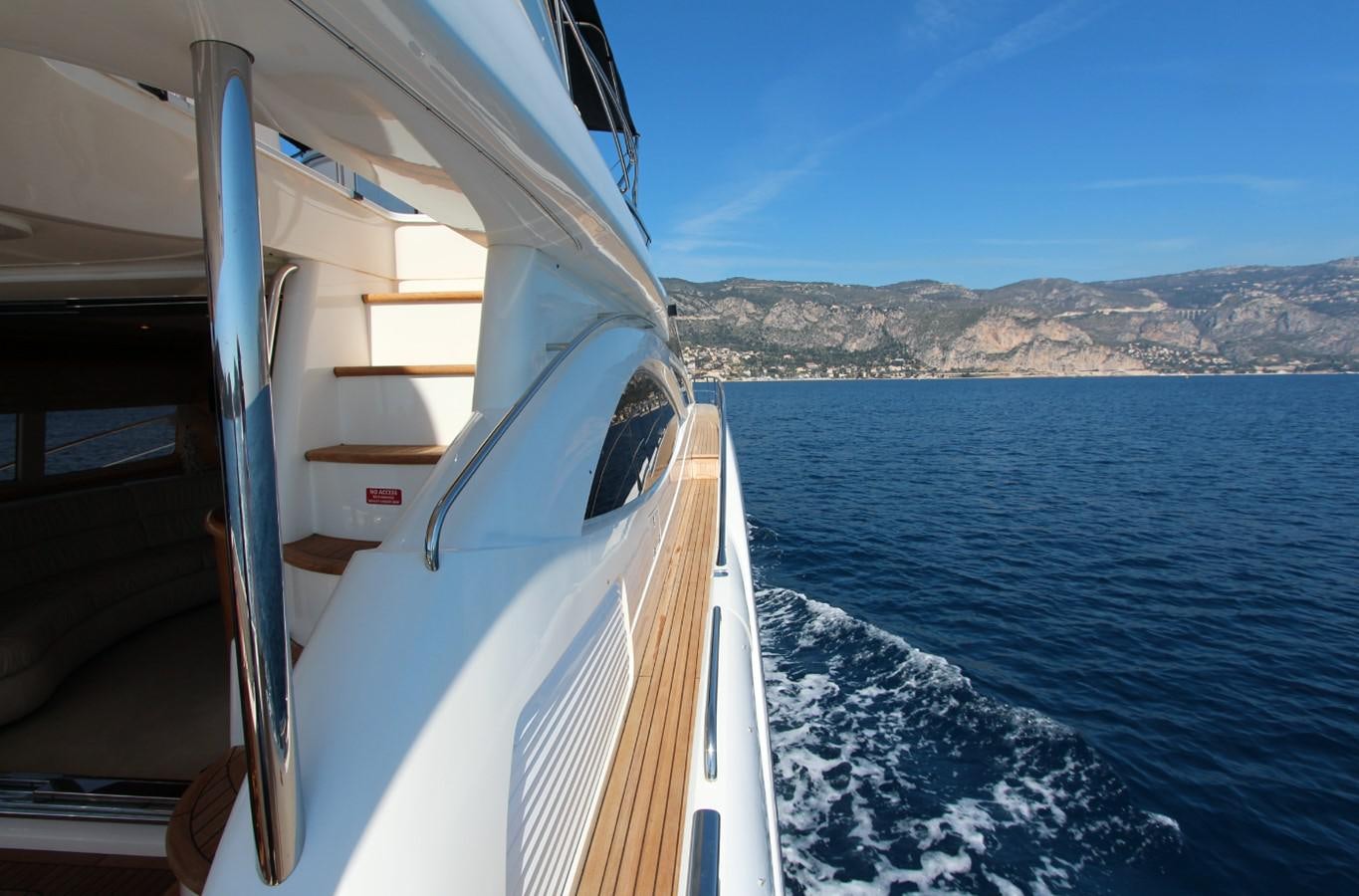 a boat on the water aboard NIKA Yacht for Sale