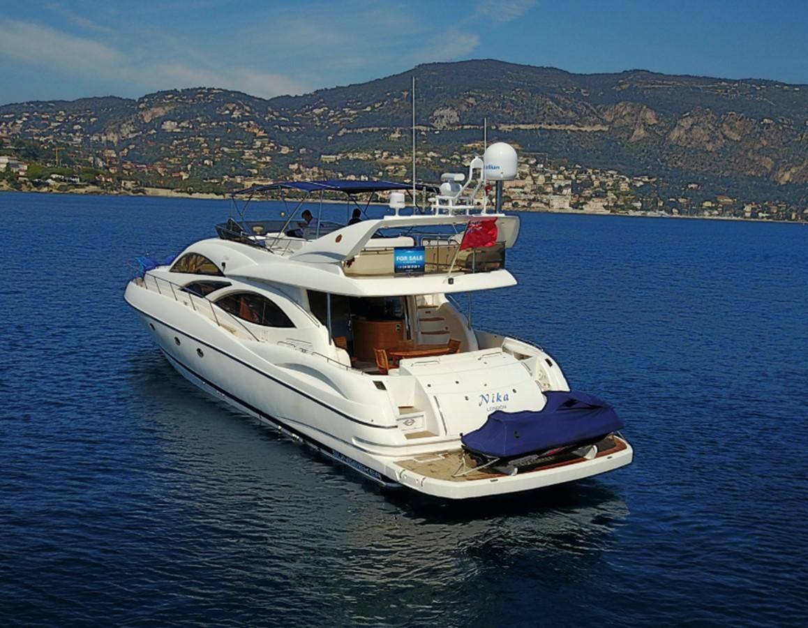 a boat in the water aboard NIKA Yacht for Sale