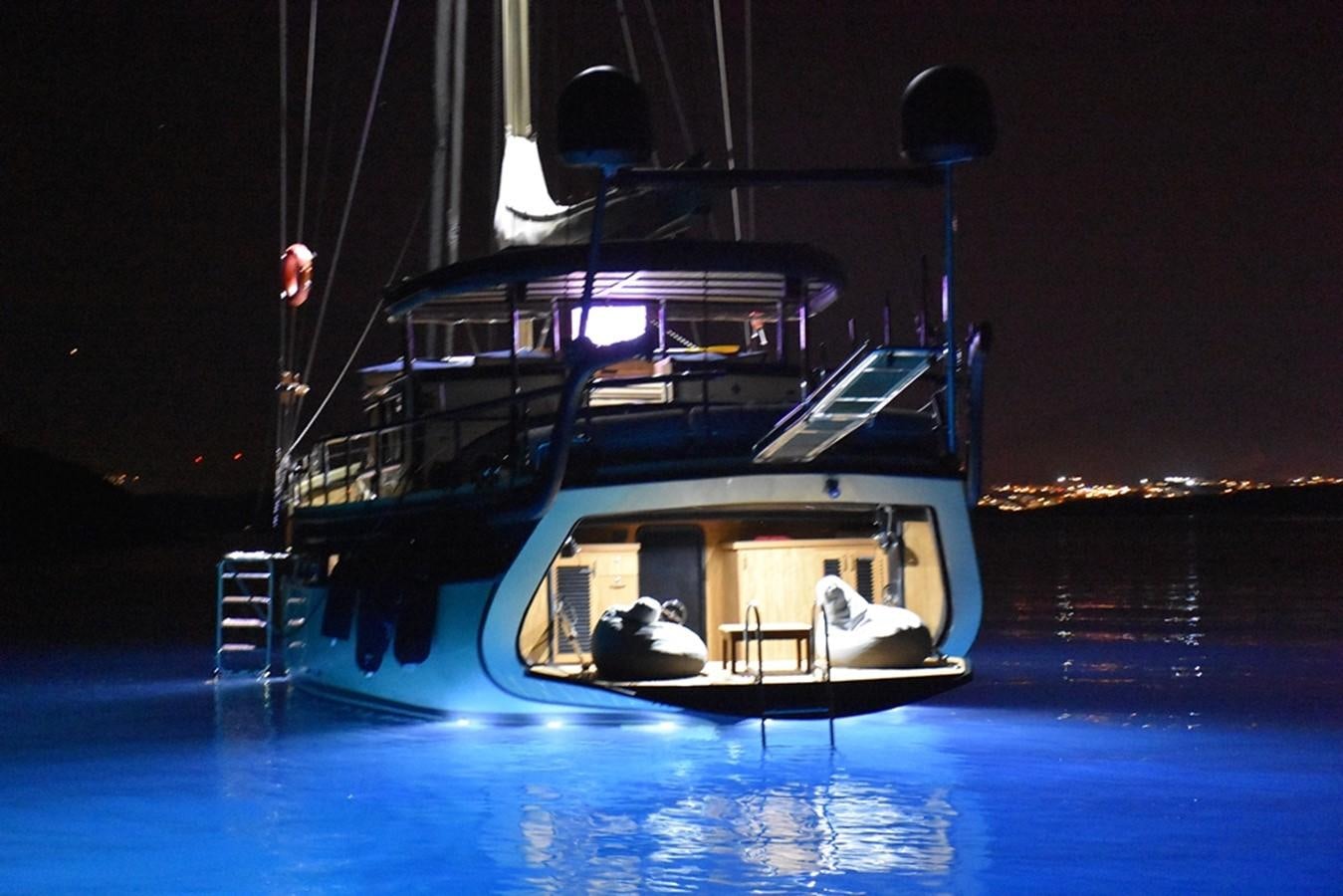 a boat on the water aboard NOSTALGIA Yacht for Sale