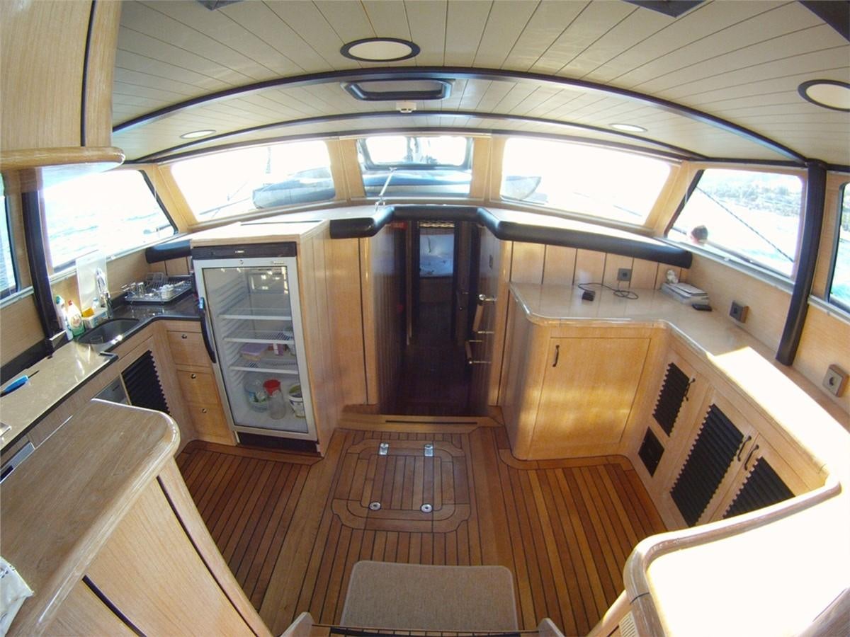 inside of a vehicle aboard NOSTALGIA Yacht for Sale