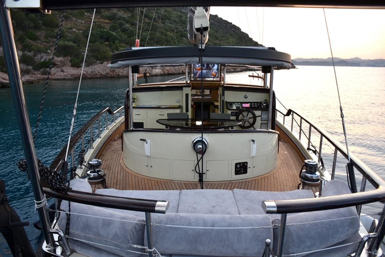 a boat on the water aboard NOSTALGIA Yacht for Sale