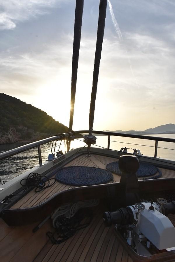 a boat on the water aboard NOSTALGIA Yacht for Sale