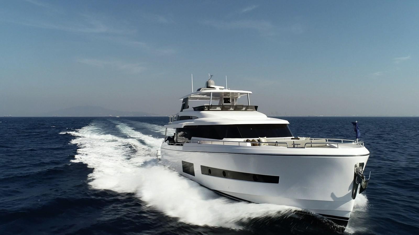 a boat on the water aboard V68 (NEW BOAT SPEC)  Yacht for Sale