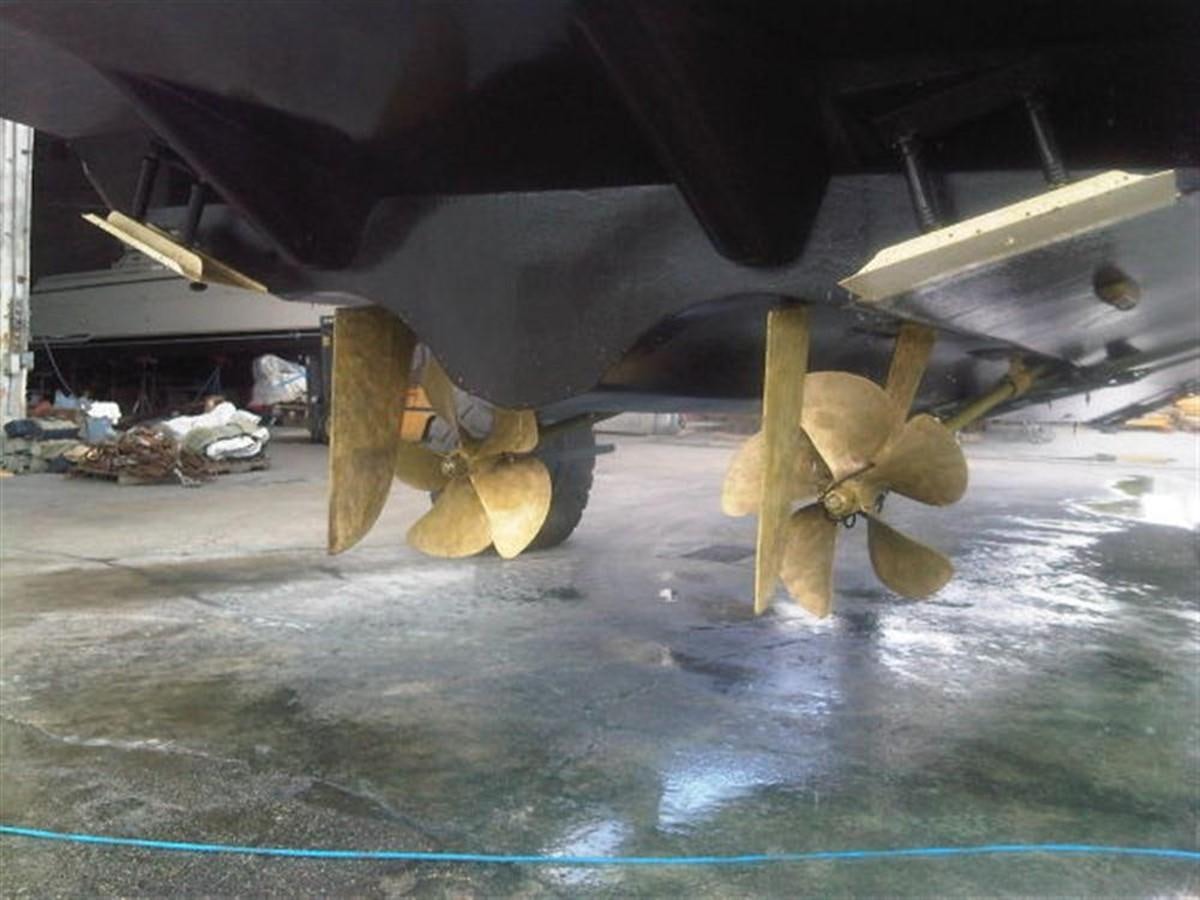 a couple of large rockets aboard FOREVER SUMMER Yacht for Sale