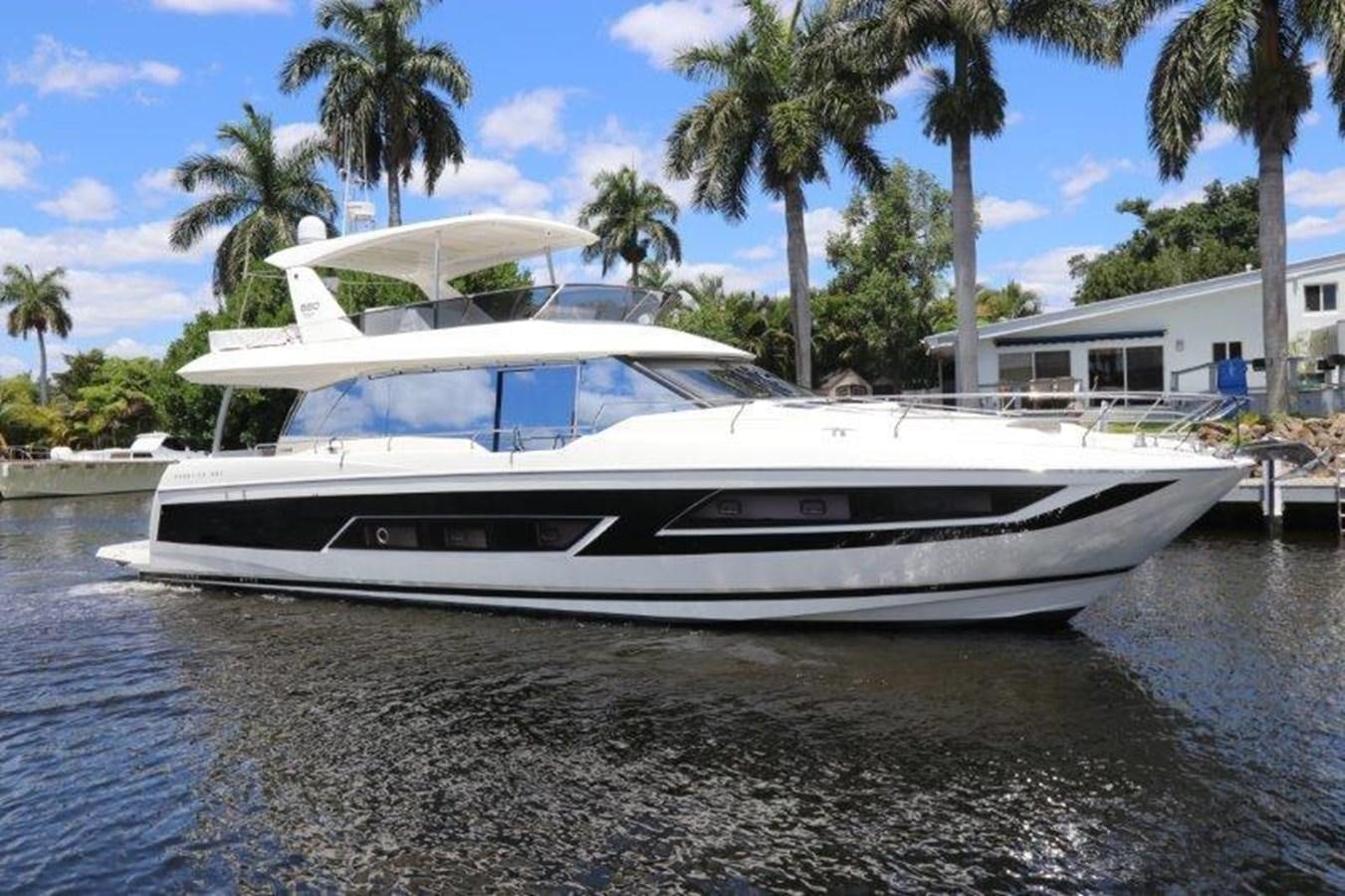 a boat on the water aboard BREATHE EASY Yacht for Sale