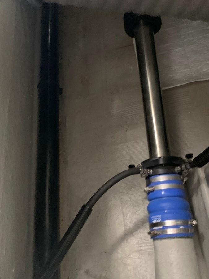 a metal pipe with a metal handle aboard PIECE OF SHIP Yacht for Sale
