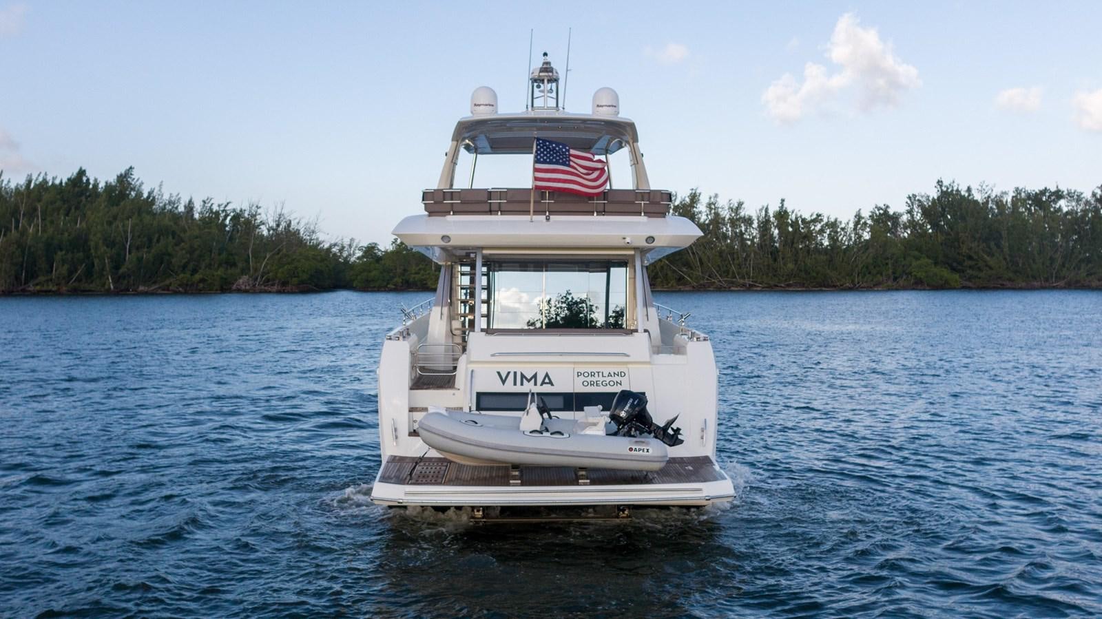 a boat on the water aboard VIMA Yacht for Sale
