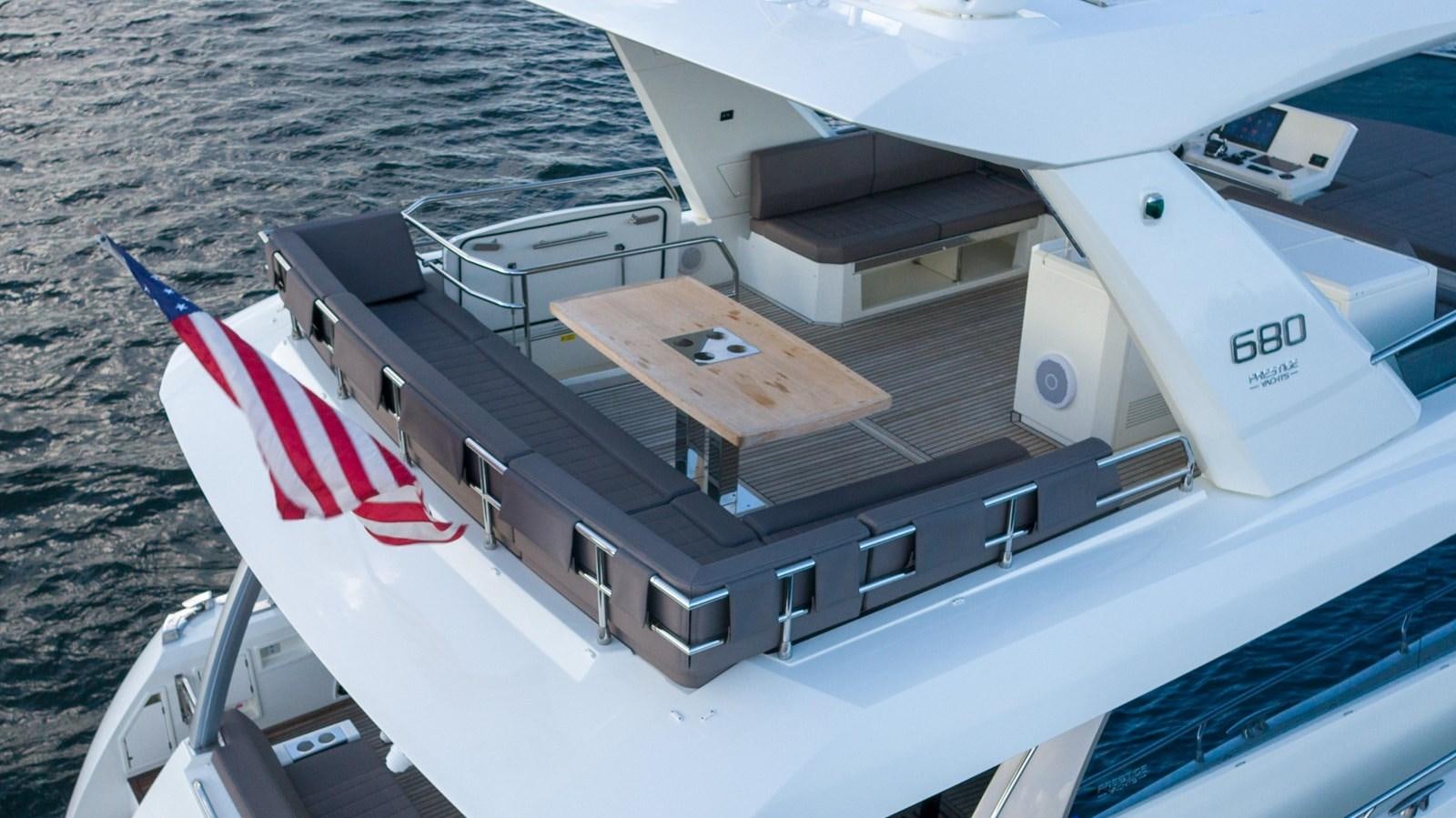 a satellite in the sky aboard VIMA Yacht for Sale