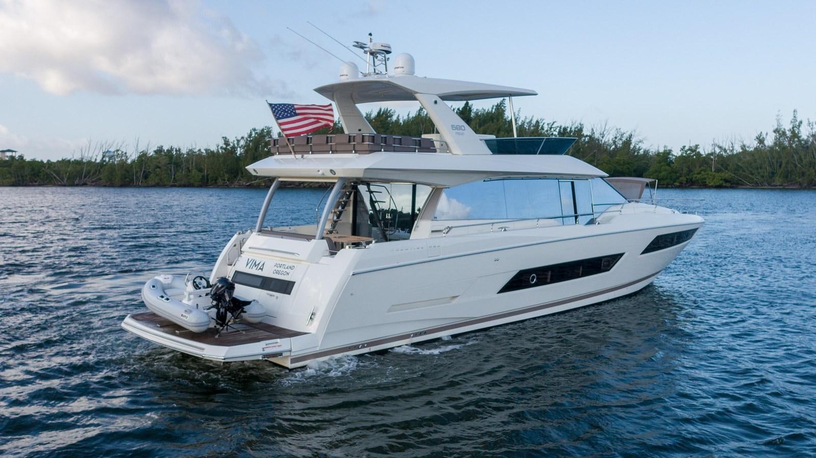 a boat on the water aboard VIMA Yacht for Sale