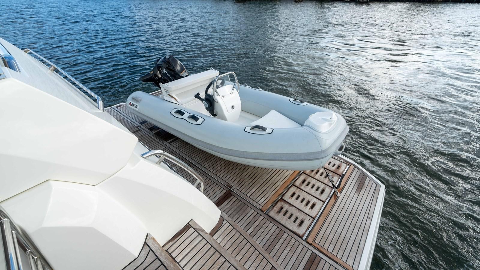 a boat on the water aboard VIMA Yacht for Sale