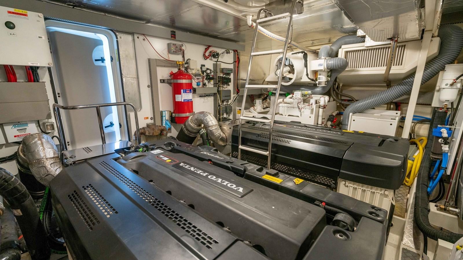 a machine with a machine aboard VIMA Yacht for Sale