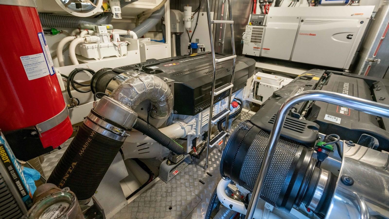 a machine with wires aboard VIMA Yacht for Sale