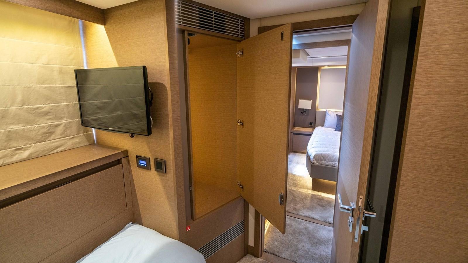 a room with a toilet and a sink aboard VIMA Yacht for Sale