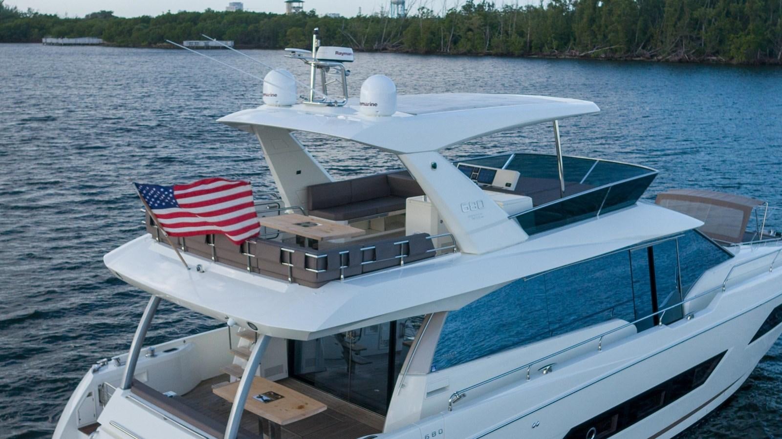 a boat on the water aboard VIMA Yacht for Sale