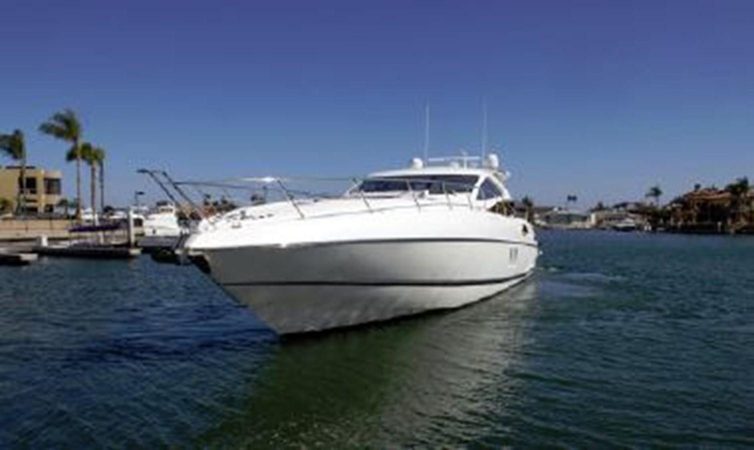 a white boat in the water aboard SONSEEKER Yacht for Sale