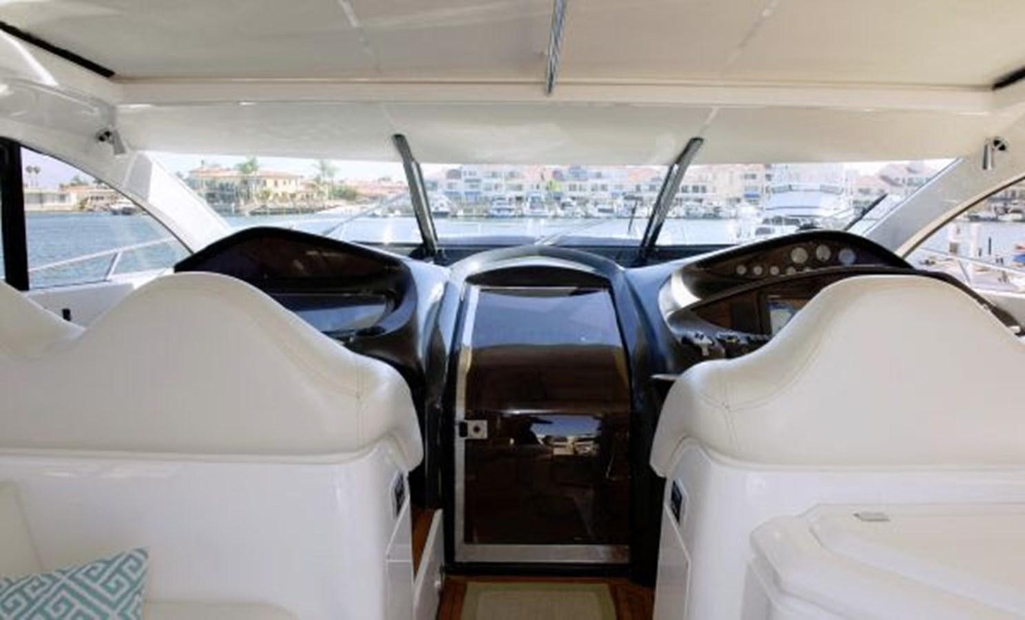the inside of a car aboard SONSEEKER Yacht for Sale