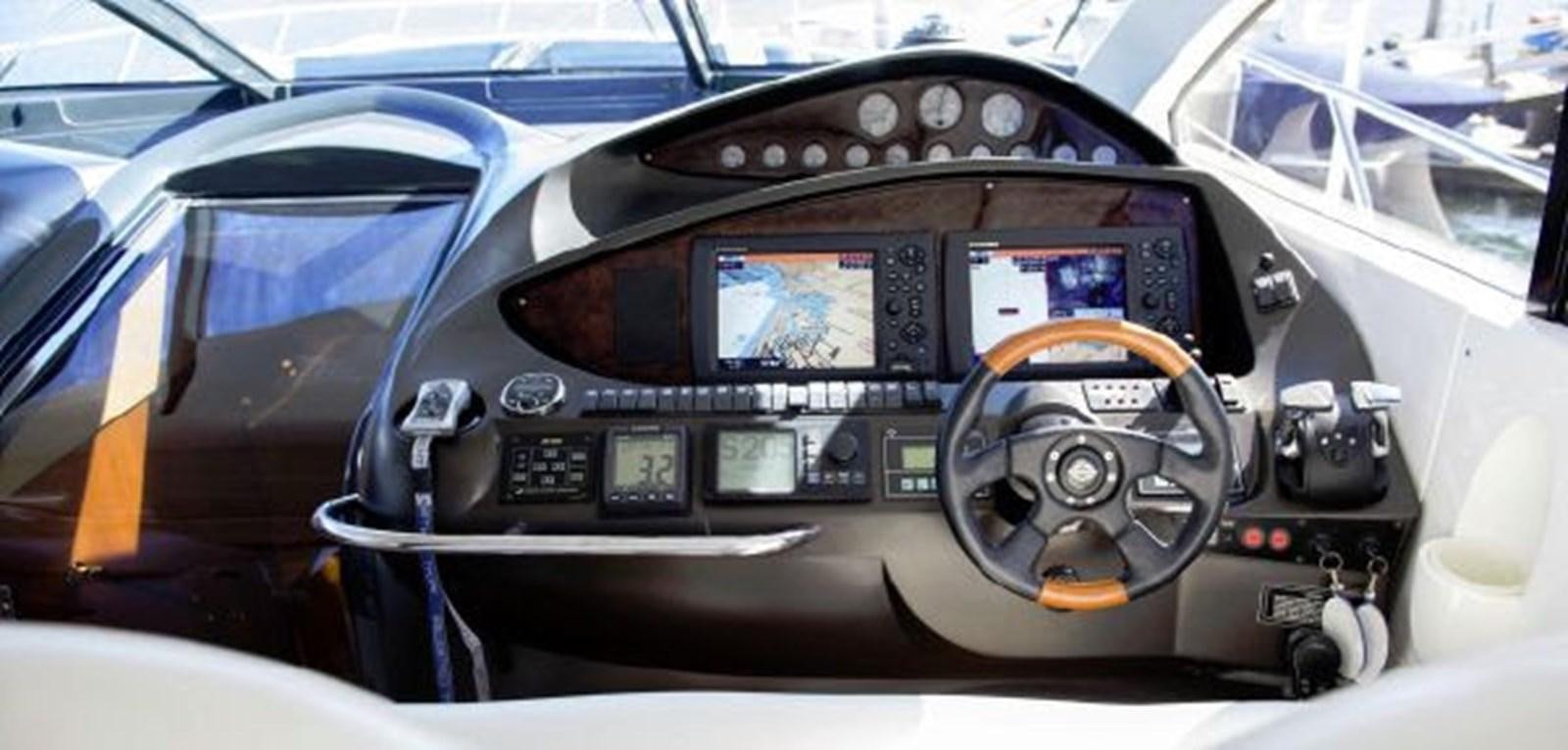 the interior of a car aboard SONSEEKER Yacht for Sale
