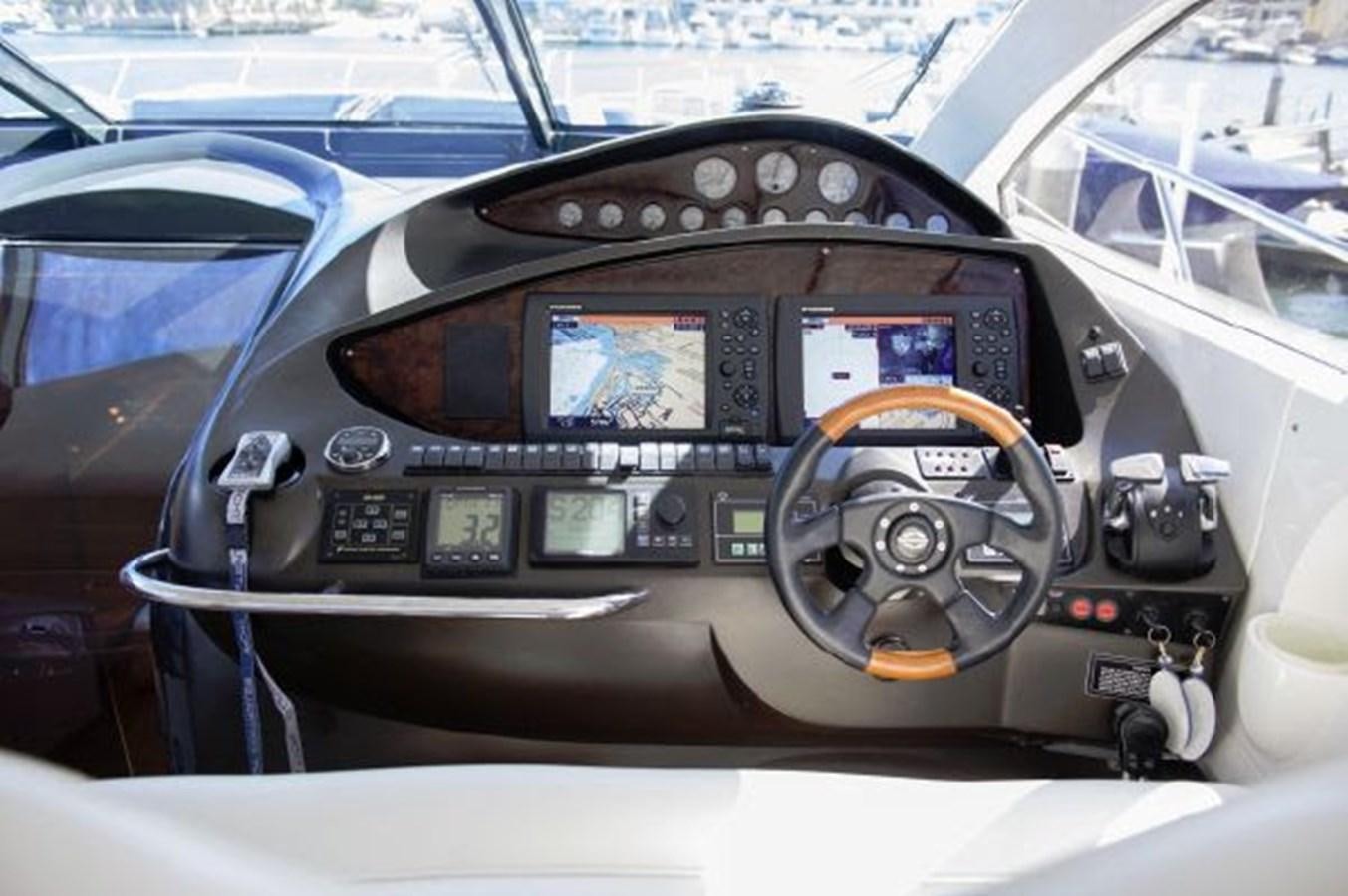 the inside of a car aboard SONSEEKER Yacht for Sale
