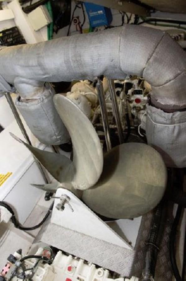 a person's leg and foot aboard SONSEEKER Yacht for Sale